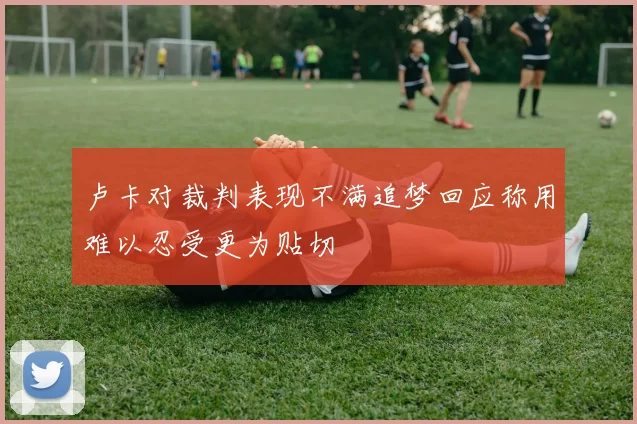 卢卡对裁判表现不满追梦回应称用难以忍受更为贴切